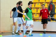 Futbols,  Latvijas telpu futbola izlases gatavošanās spēlei pret Portugāli - 7