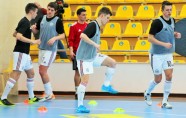 Futbols,  Latvijas telpu futbola izlases gatavošanās spēlei pret Portugāli - 8