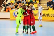  Futbols, Latvijas telpu futbola izlase pret Portugāli - 34