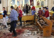 Sprādziens Svētā Jura kristiešu koptu baznīcā Ēģiptē - 16