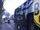 Sprādzienā cieš futbola komandas 'Borussia Dortmund' autobuss - 7