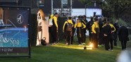 Sprādzienā cieš futbola komandas 'Borussia Dortmund' autobuss - 16