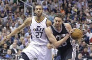 NBA spēle: "Spurs" pret Jūtas "Jazz" - 3