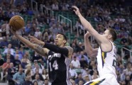 NBA spēle: "Spurs" pret Jūtas "Jazz" - 5