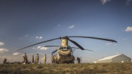Aviācijas bāzē Lielvārdē ieradās trīs ASV Armijas helikopteri “Chinook” - 4