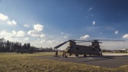 Aviācijas bāzē Lielvārdē ieradās trīs ASV Armijas helikopteri “Chinook” - 24