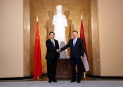 Ķīnas parlamenta spīkeris tiekas ar Latvijas amatpersonām - 6