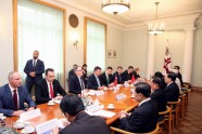 Ķīnas parlamenta spīkeris tiekas ar Latvijas amatpersonām - 14
