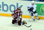 KHL spēle hokejā Rīgas "Dinamo" pret Habarovskas "Amur"