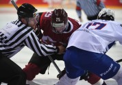 Hokejs, pārbaudes spēle: Latvija - Francija - 1