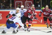 Hokejs, pārbaudes spēle: Latvija - Francija - 3