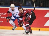 Hokejs, pārbaudes spēle: Latvija - Francija - 9