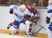 Hokejs, pārbaudes spēle: Latvija - Francija - 11