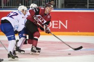 Hokejs, pārbaudes spēle: Latvija - Francija