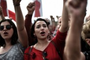 Streiks un demonstrācijas pret jauniem taupības pasākumiem Grieķijā - 1