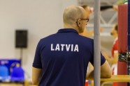 Volejbols, PČ pārbaudes spēle: Latvijas vīriešu volejbola izlase pret Dāniju - 4