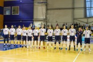 Volejbols, PČ pārbaudes spēle: Latvijas vīriešu volejbola izlase pret Dāniju - 11
