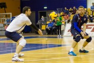 Volejbols, PČ pārbaudes spēle: Latvijas vīriešu volejbola izlase pret Dāniju - 65
