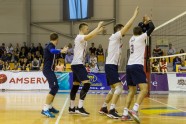 Volejbols, PČ pārbaudes spēle: Latvijas vīriešu volejbola izlase pret Dāniju - 69