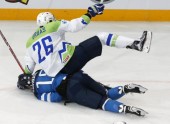 Hokejs, pasaules čempionāts: Somija - Slovēnija