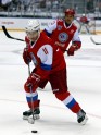 Vladimirs Putins piedalās Krievijas Nakts hokeja līgas paraugmačā - 1