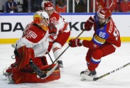 Hokejs, pasaules čempionāts: Krievija - Dānija