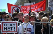 Protests pret māju nojaukšanu Maskavā - 5