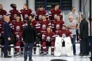 Hokejs, Latvijas hokeja izlases fotosesija 2017 - 18