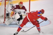 Hokejs, pasaules čempionāts: Latvija - Krievija