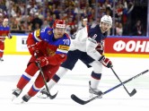 Hokejs, pasaules čempionāts: Krievija - ASV