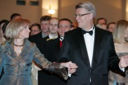 Valsts prezidents Valdis Zatlers ar kundzi Lilitu
