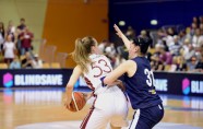 Sieviešu basketbola pārbaudes spēle Latvija - Ukraina - 14