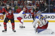 Hokejs, pasaules čempionāts, pusfināls: Kanāda - Krievija - 5