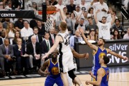 Basketbols, NBA:  "Spurs" pret Goldensteitas "Warriors" - 3