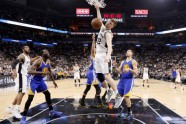 Basketbols, NBA:  "Spurs" pret Goldensteitas "Warriors" - 4
