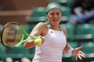 Teniss, French Open. Jeļena Ostapenko - Karolīna Vozņacki - 2