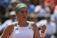 Teniss, Frenc Open pusfināls: Jeļena Ostapenko - Timea Bacinski - 7