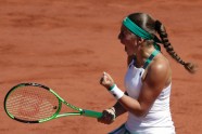 Teniss, French Open fināls: Jeļena Ostapenko - Simona Halepa - 8