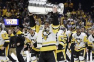 Hokejs: Stenlija kausa fināls: Pitsburgas Penguins - Nešvilas Predators