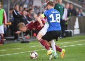 Futbols, pārbaudes spēle: Latvija - Igaunija