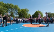 Kristaps Porziņģis atklāj basketbola laukumu Liepājā - 20