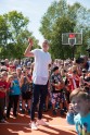 Kristaps Porziņģis atklāj basketbola laukumu Liepājā - 29