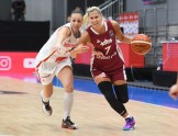 Basketbols, Eiropas čempionāts sievietēm: Latvija - Melnkalne