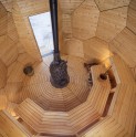 Golden sauna in Kiruna - 4