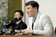 No Ziemeļkorejas ieslodzījuma atbrīvotais ASV students Oto Vormbīrs