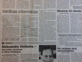 Laikraksti 1997. gadā pēc Talsu traģēdijas - 16