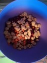 Pupiņu salāti ar žāvētu gaļu un šampinjoniem - 3