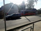 'Volvo' un tramvaja sadursme Daugavpilī - 3