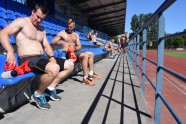 Bobslejs: Latvijas bobslejistu treniņnometne Ventspilī