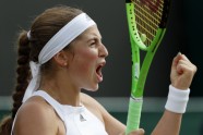 Teniss, Vimbldonas čempionāts: Jeļena Ostapenko - Kamila Džordži - 5